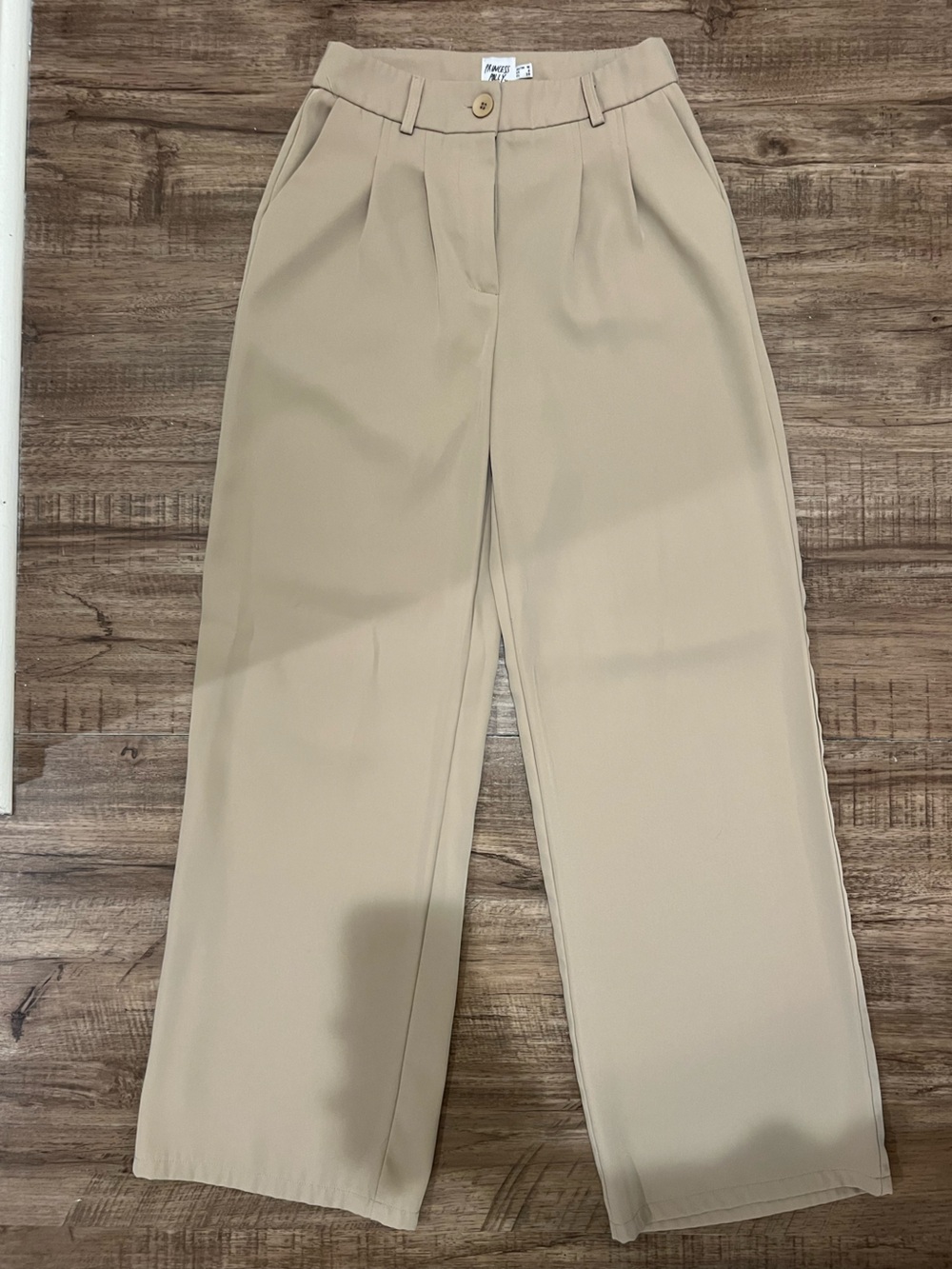Princess Polly Tan Beige Trousers